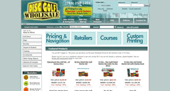 Desktop Screenshot of discgolfwholesale.com